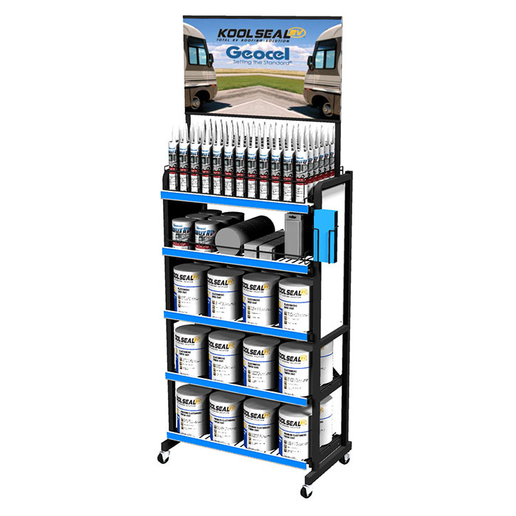Engine Oil Display Stand